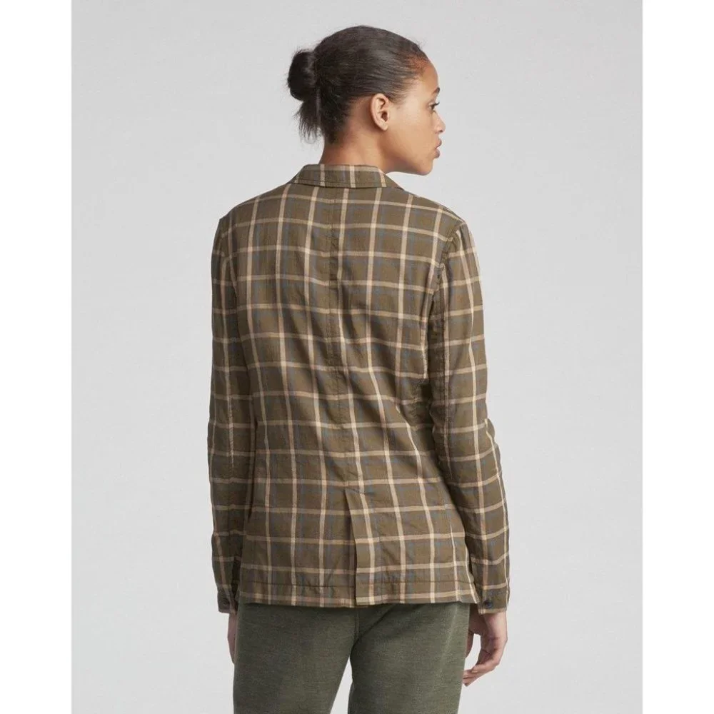 Rag and Bone Sybil Blazer Plaid Green (Size 0) - Picture 2 of 13